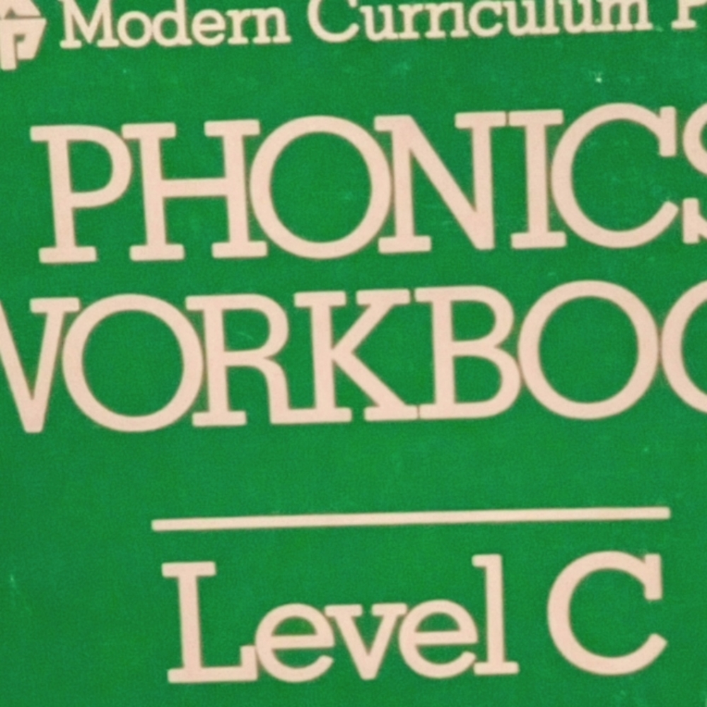Phonics workbook, Vintage 1982,Level C,see photos